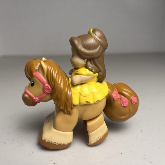 Fisher Price Little People Disney Klip Klop Princess Belle Horse Beauty & Beast - Picture 5 of 12